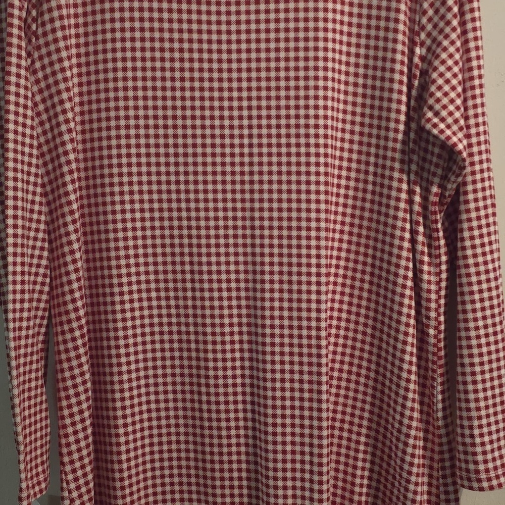 Charter Club Red and White Gingham Intimates - Picture 6 of 15